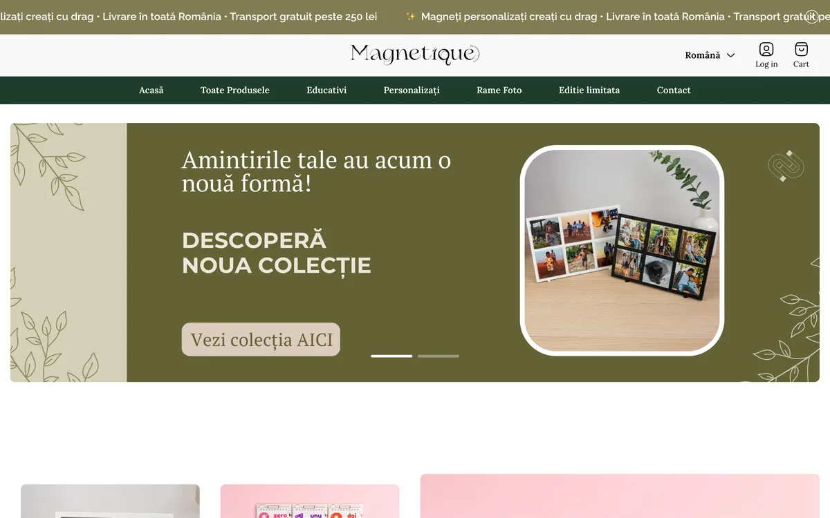 Magazinul online vreaumagnet.ro — construit de Voost Vision