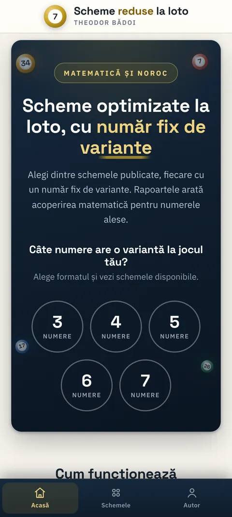 Theodor Bădoi · lotobt.ro pe telefon