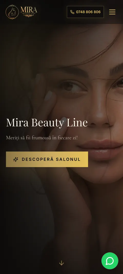 MIRA Beauty Line pe telefon